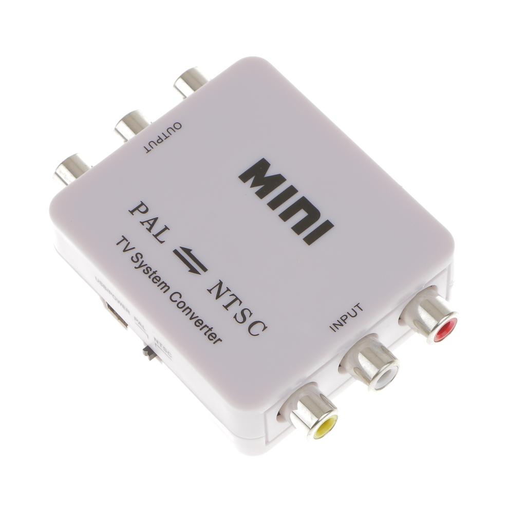 PAL/NTSC/SECAM to PAL/NTSC MINI Bi-directional TV System Switcher Converter