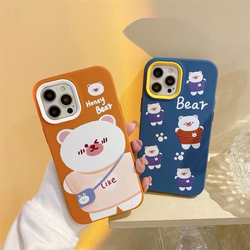 Ốp chống bẩn in hình tách viền camera cạnh vuông cho 7plus 8plus xsmax 11 11Promax 12 12pro 12promax 13 13Promax