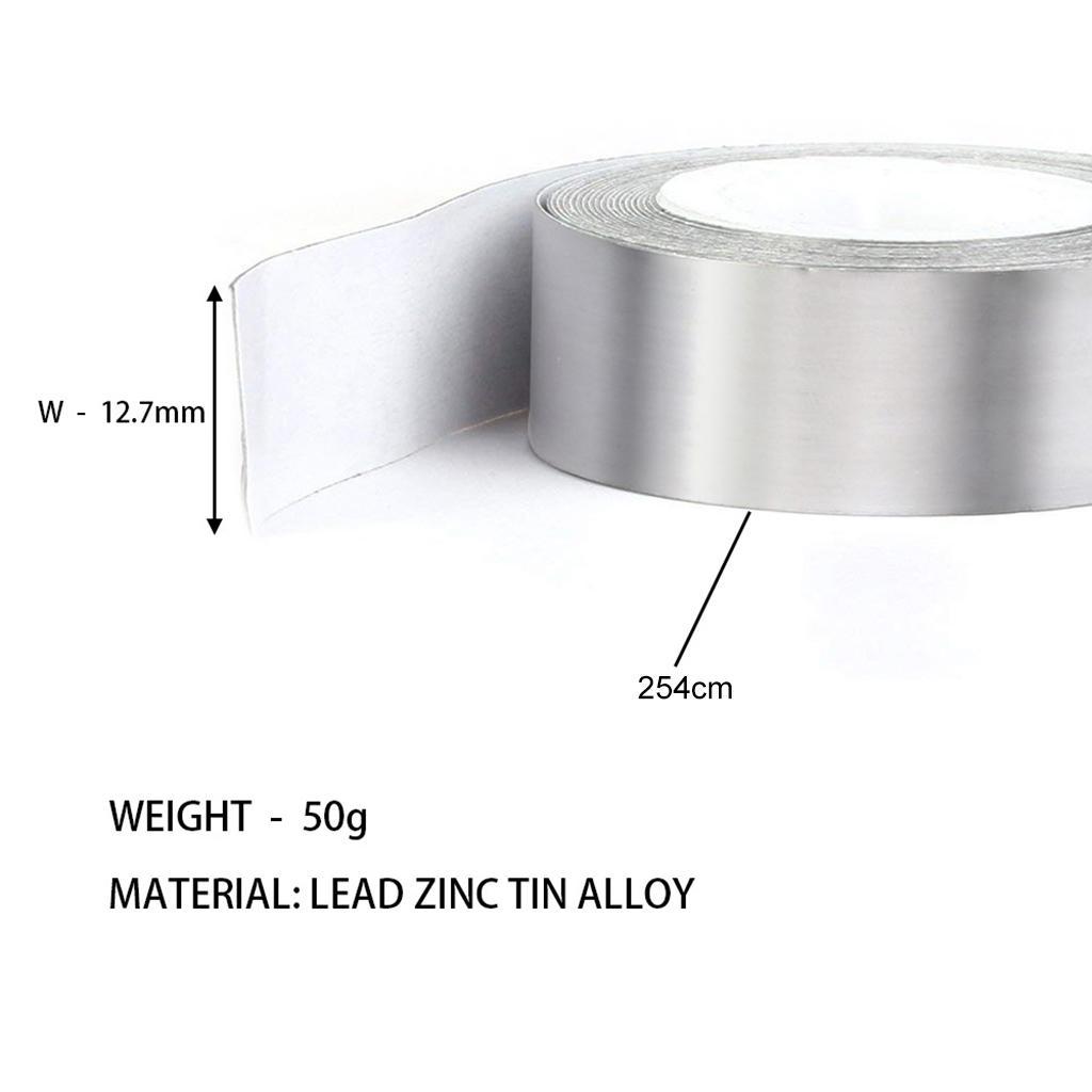 3-4pack High Density Lead Weight Tape Golf Club Fishing Add Weight to Your Clubs