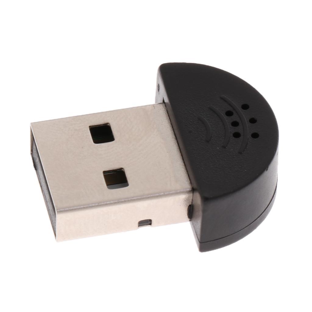 Mini USB Microphone Recording KTV Mic for Laptop PC Desktop