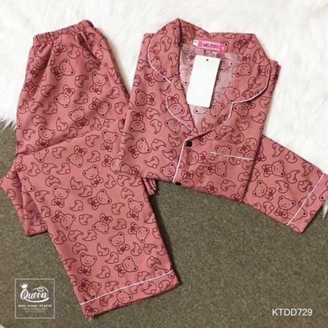 Bộ pijama chất thô kate giá rẻ