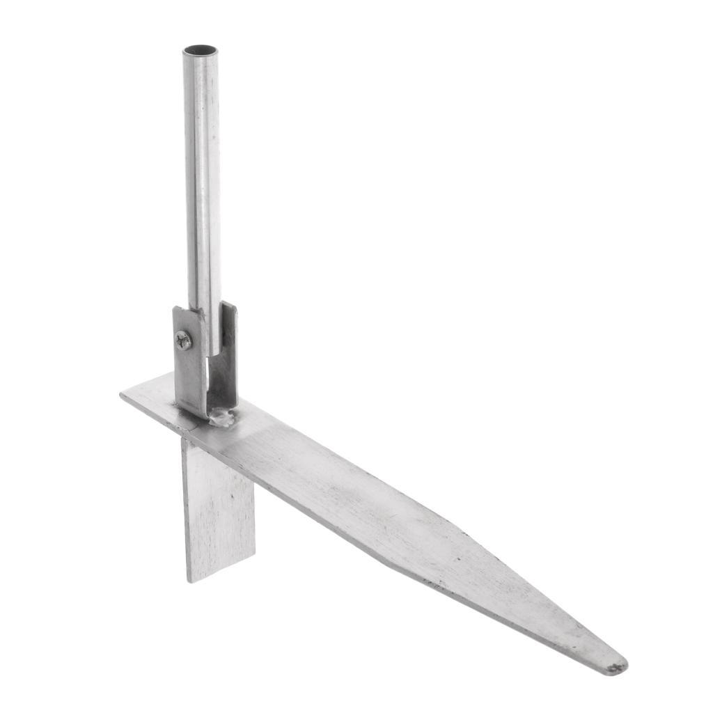 Foldable Stainless Steel Fishing Rod Pole Holder, Ground Support Stand Rack, Fisherman Gift