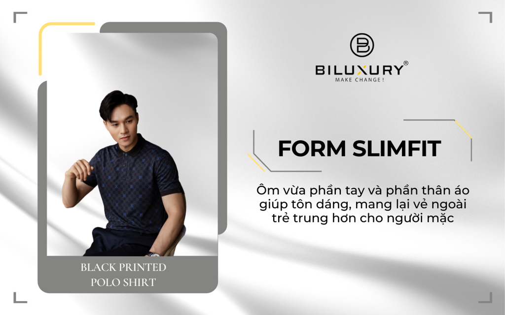 Áo Polo Vải Polyester Bền Màu, Chống Nhăn, Thấm Hút Tốt 7APCH004DEN