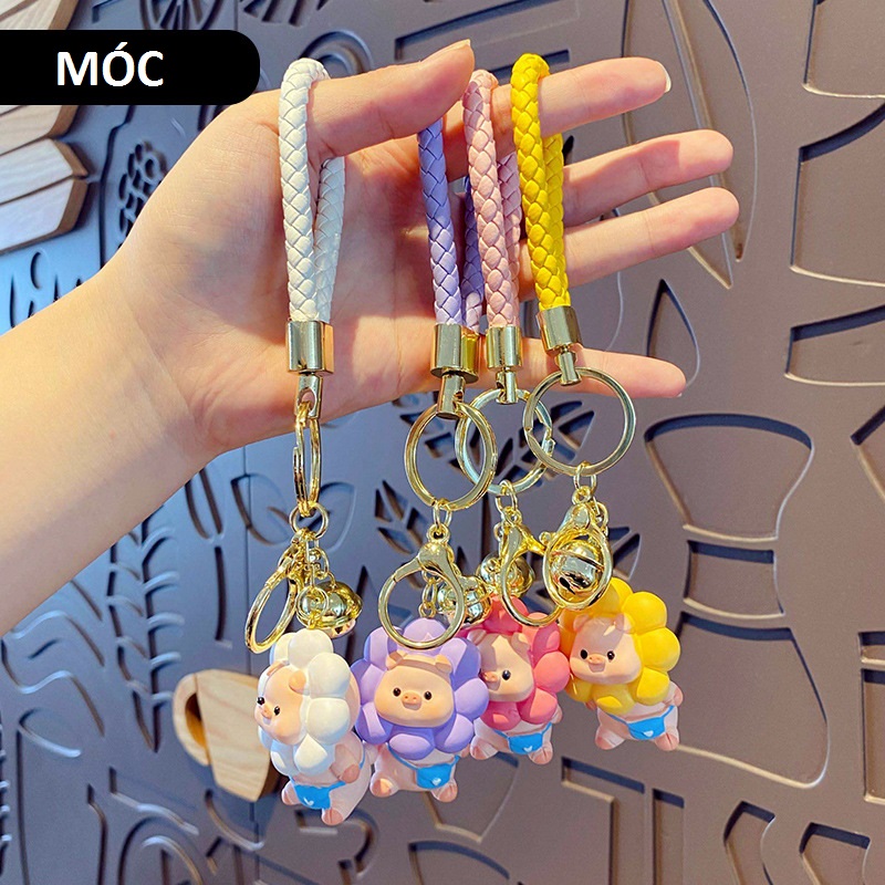 Móc khóa Heo đi học đáng yêu xịn xò