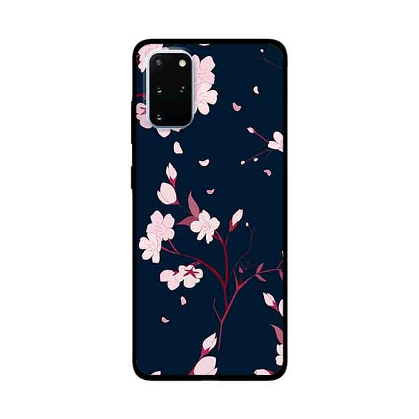Ốp Lưng Dành Cho Samsung Galaxy S20 Plus mẫu Hoa Đào - Hàng Chính Hãng