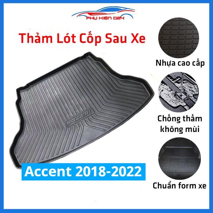 Thảm nhựa lót cốp Accent 2018-2019-2020-2021-2022 nhựa dẻo dày dặn đàn hồi tốt