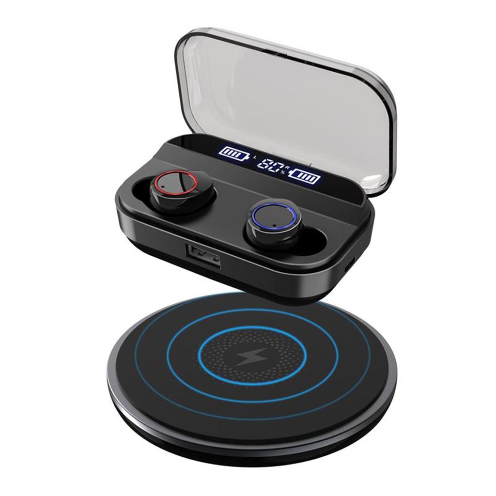 Bluetooth 5.0 Earbuds  Wireless Earphones Stereo Bass Mini In-Ear Headphones