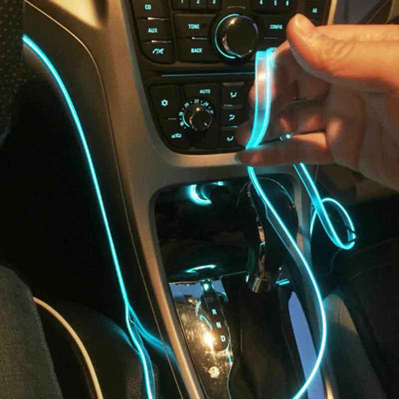 Bộ Led Viền Nội Thất, Trang Trí Nội Thất Ô Tô Nhiều Màu Nháy Theo Nhạc Độc Đáo