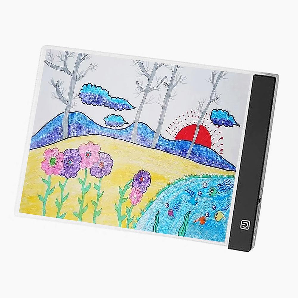 Máy tính bảng vẽ kỹ thuật số USB Tracing Pad có Hộp đèn di động Tracing Light với độ sáng có thể điều chỉnh