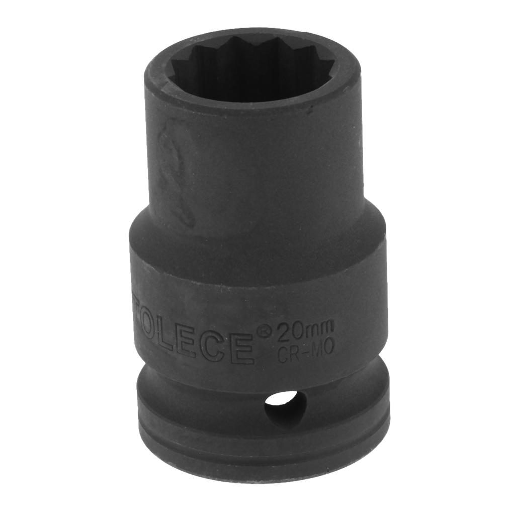 3/4" Square Drive 12 Point Deep Impact Socket 20mm