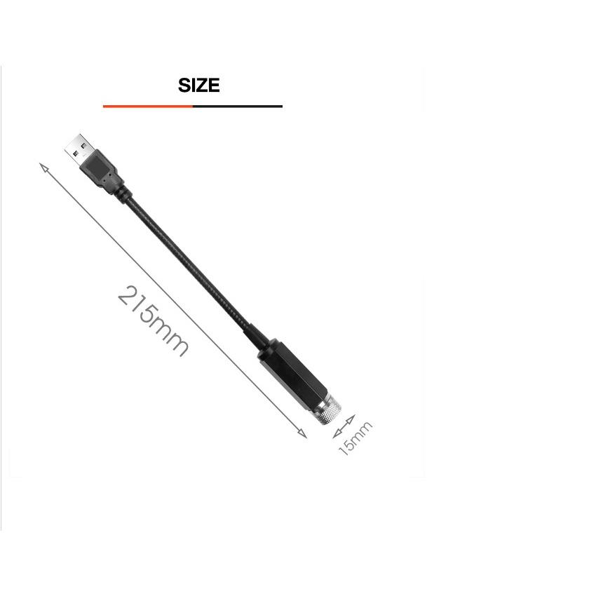 Đèn led laser chiếu sao bầu trời đầu cắm usb