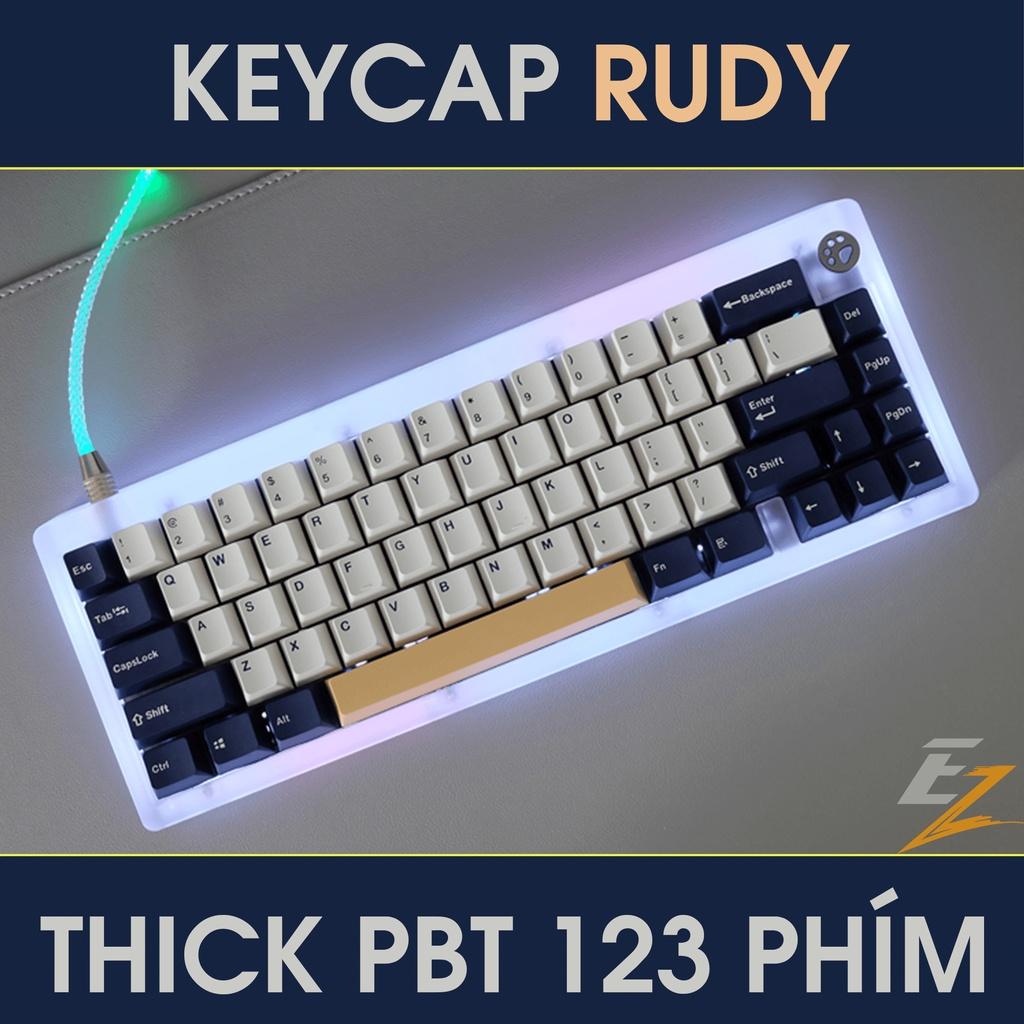 Keycap Cho Bàn Phím Cơ Rudy OEM Profile 123 Phím