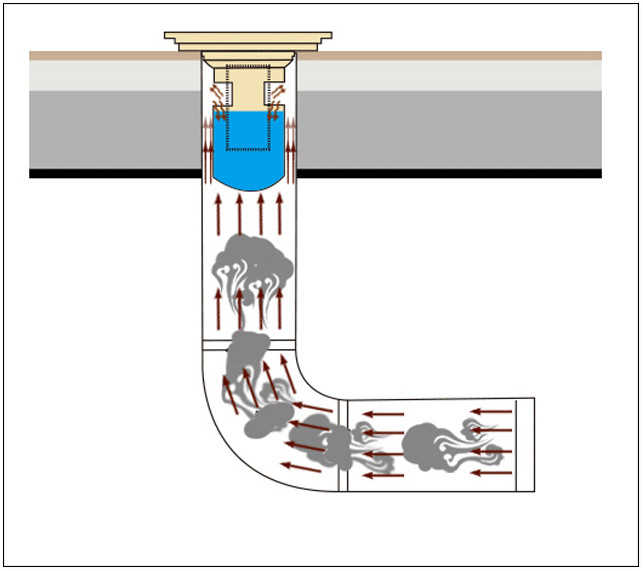 Thoát sàn ngăn mùi dạng phễu nước SUS304