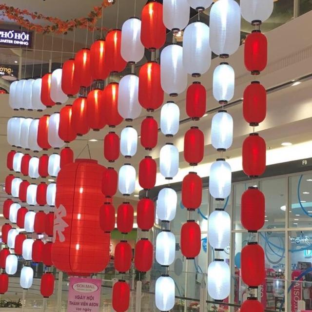Đèn Trang Trí kiểu Nhật Bản-vải dù