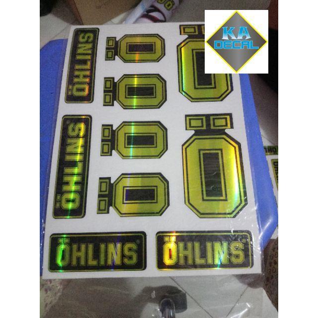 Tem tấm logo 7 màu in sẵn