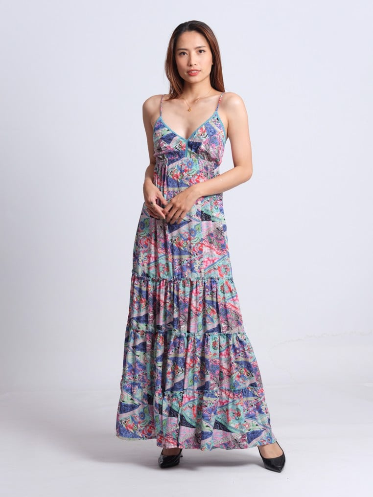 Đầm Maxi 2 Dây Luna Llena LN174LY90-BU