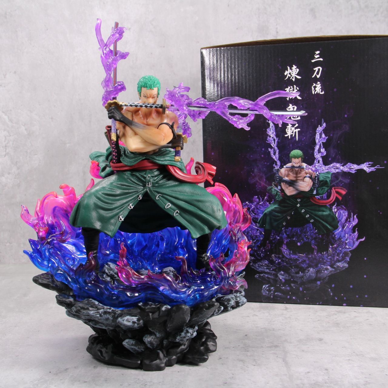 Mô hình  zoro asura kèm haki - mẫu mới siêu đẹp