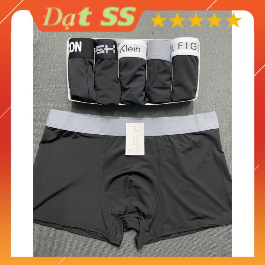Quần sịp nam đùi,Quần xì nam Full Đen Mix màu thun lạnh thoáng mát co dãn 4 chiều- combo