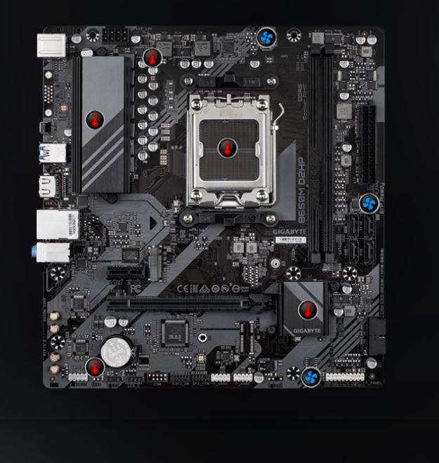 Bo Mạch Chủ Main Gigabyte B650M D2HP Socket AM5 - Hàng Chính Hãng