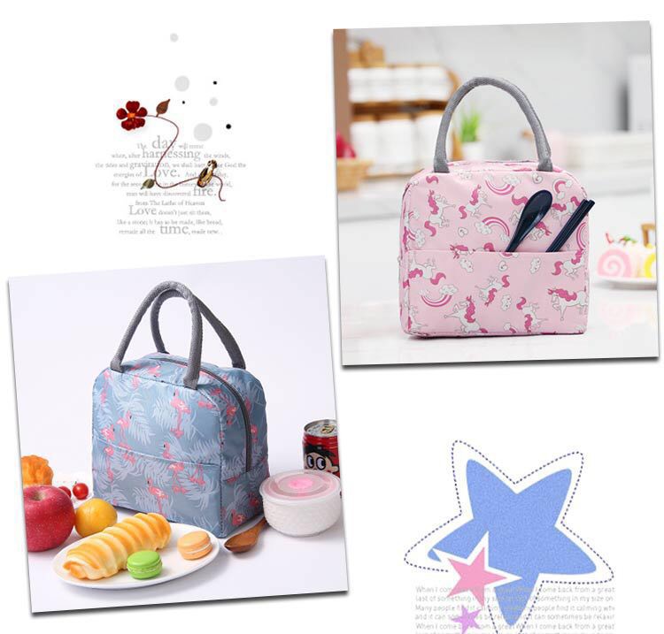 Túi Đựng Cơm Giữ Nhiệt Họa Tiết Xinh Xắn