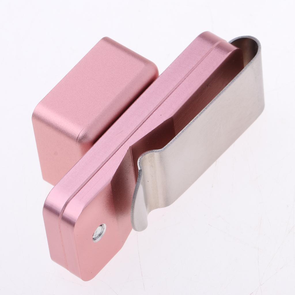 Lightweight Chalk Holder Aluminum Billiards Pool Cue Sticks Accessories with Durable Belt Clip