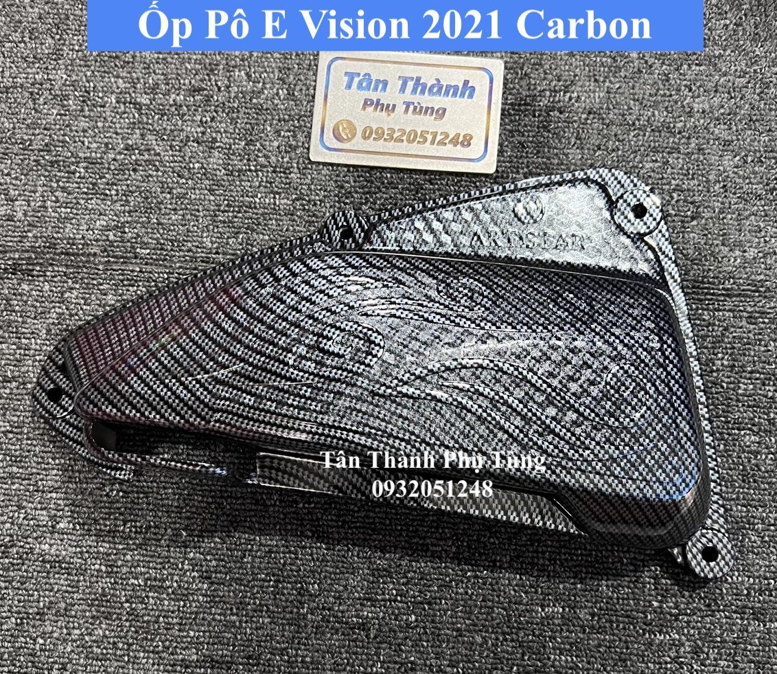 Combo dành cho Vision 20121 Carbon: Ốp cảng, pô e, mỏ dè, quạt gió, Ốp pô