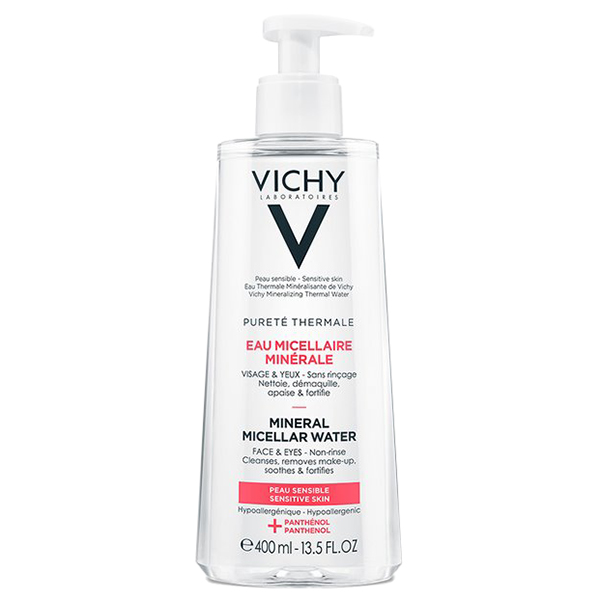 Nước tẩy trang chuyên sâu dành cho da nhạy cảm Vichy Mineral Micellar Water 400ml