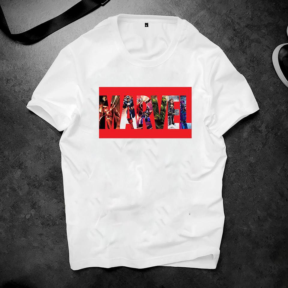 Áo thun unisex in Marvel cực chất vải dày mịn 2019ts588