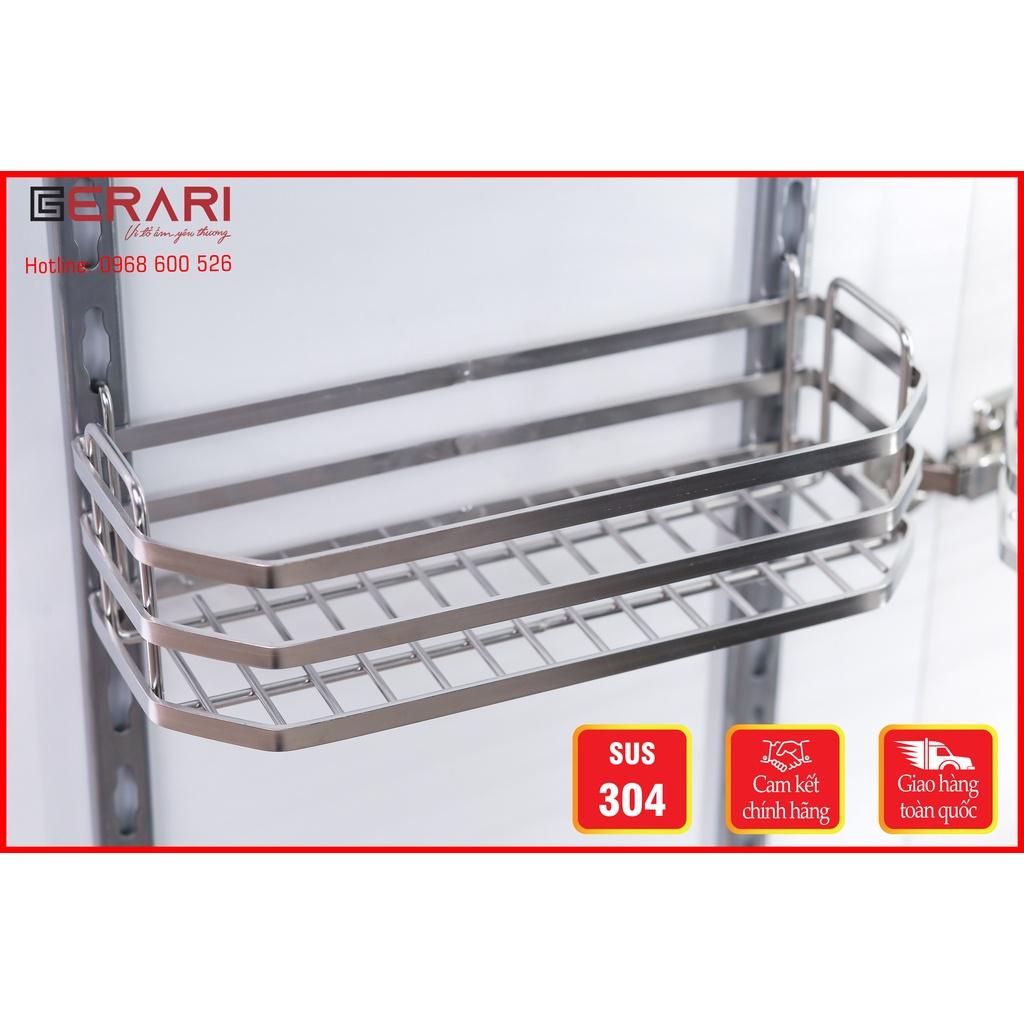 Tủ đồ khô bằng inox 2 tầng, cánh mở chất liệu inox 304 mã DK7.245/DK7.260 thương hiệu Gerar