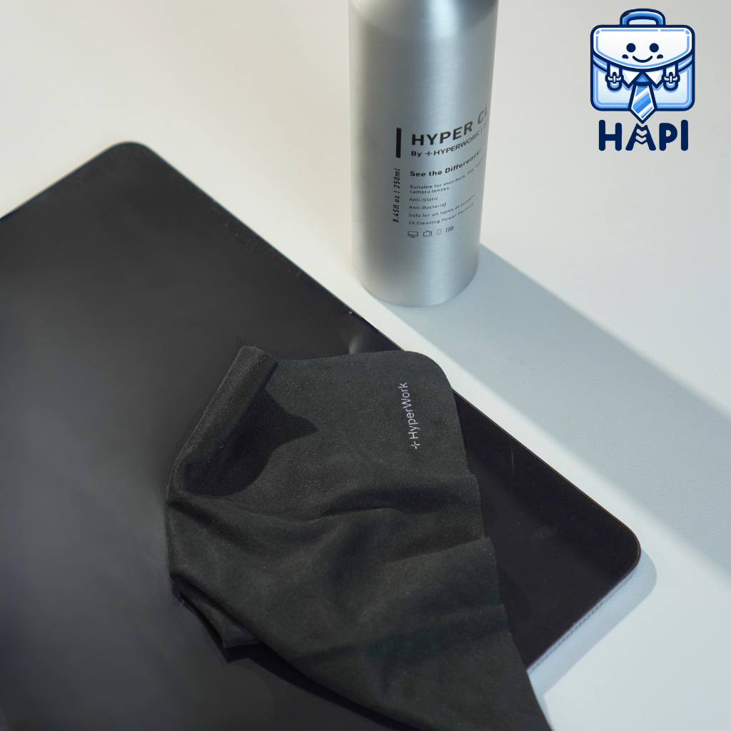 Chai vệ sinh màn hình hàng chính hãng HyperWork Hyper Cleaning HPW-C02 tăng hiệu quả làm sạch, không gây kích ứng da