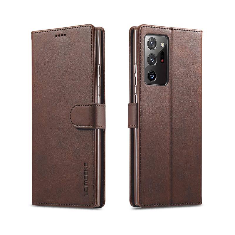 Bao da điện thoại PU kiểu ví nắp lật chống sốc cho Samsung Galaxy Note 20 Ultra 10 9 8 S20 Ultra S10 Plus S10e
