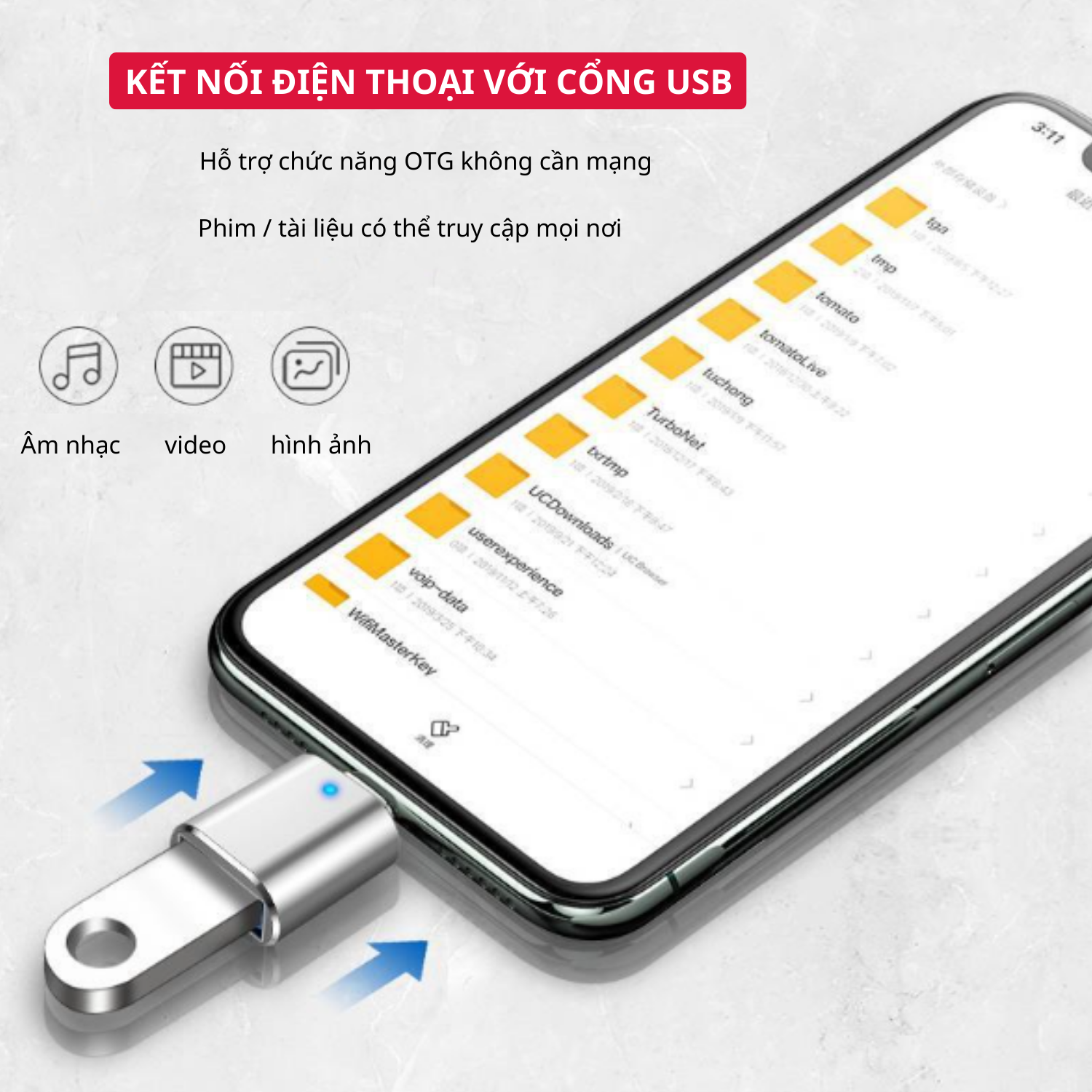 Đầu Chuyển Đổi USB TYPE-C Sang USB 3.0 - Hàng Chính Hãng Tamayoko