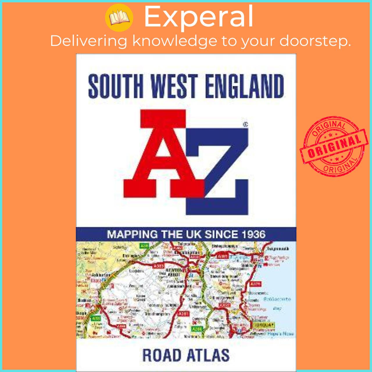Sách - South West England A-Z Road Atlas by A-Z Maps