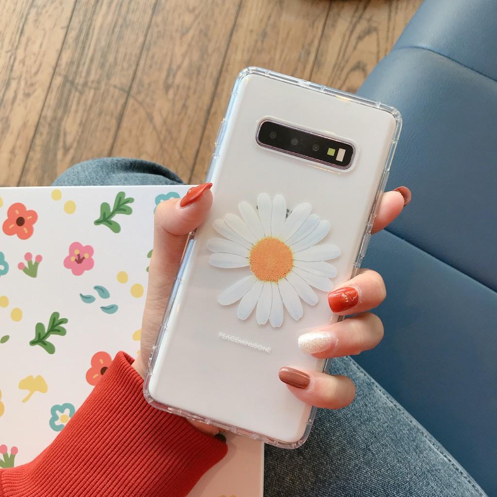Ốp lưng dẻo hoa cúc Cho Dòng samsung galaxy Note 10 plus / Note 10 / S10+ / S10 / NOTE 9 / NOTE 8 / S9+ / S8+