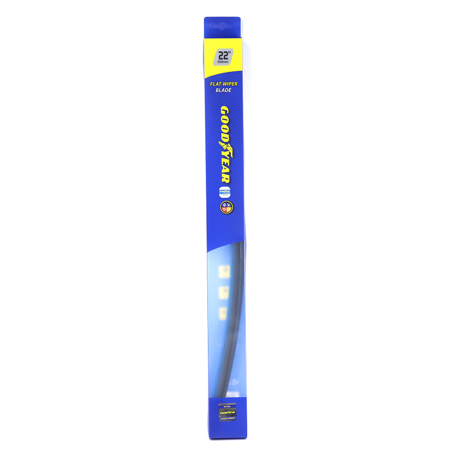 Gạt Mưa Không Xương GOODYEAR GY-5869 (22 Inch/550 mm) Chân Cài Đa Năng Lắp Được Nhiều Dòng Xe Đặc Biệt - Nhập Khẩu Chính Hãng