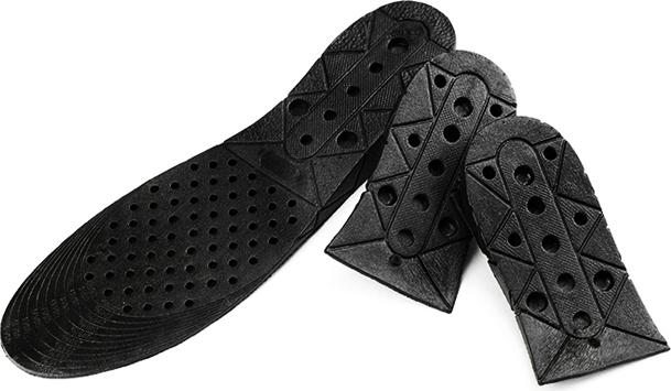 Lót giày tăng chiều cao cao su nguyên bàn 3 lớp cao 6.5 cm