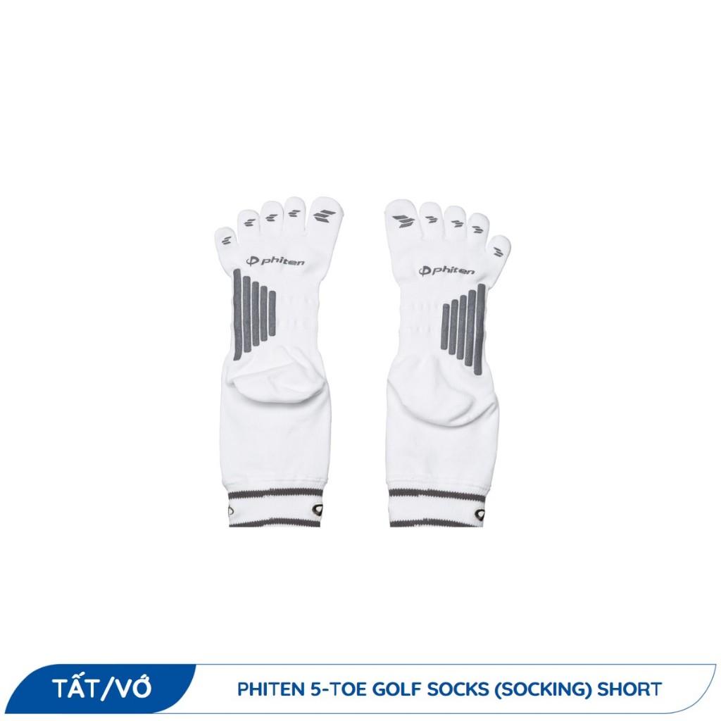 Tất golf chuyên dụng Phiten golf socks (socking) - Trắng