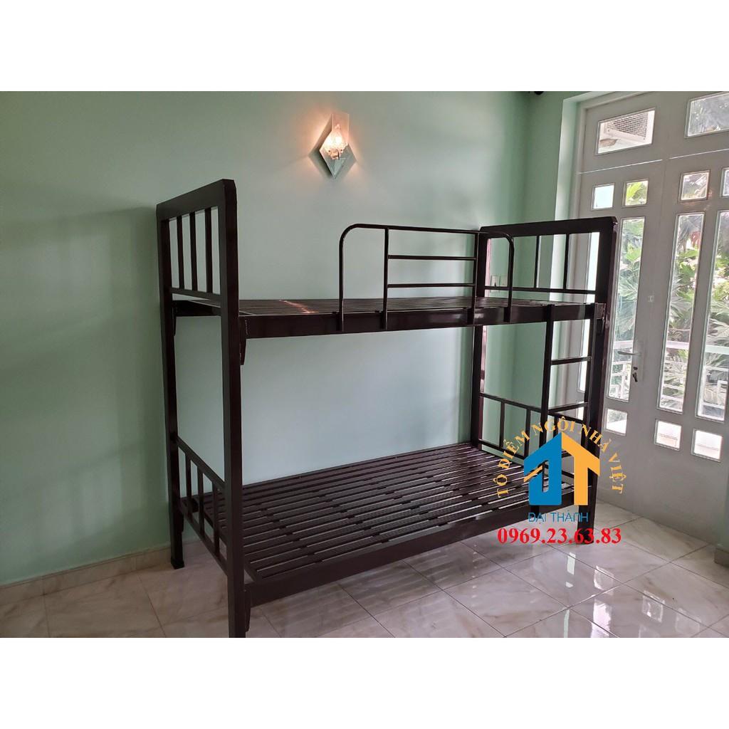 Giường sắt hộp 2 tầng 1m2x1m2( Tầng Dưới – Tầng Trên) Cao cấp Đại Thành