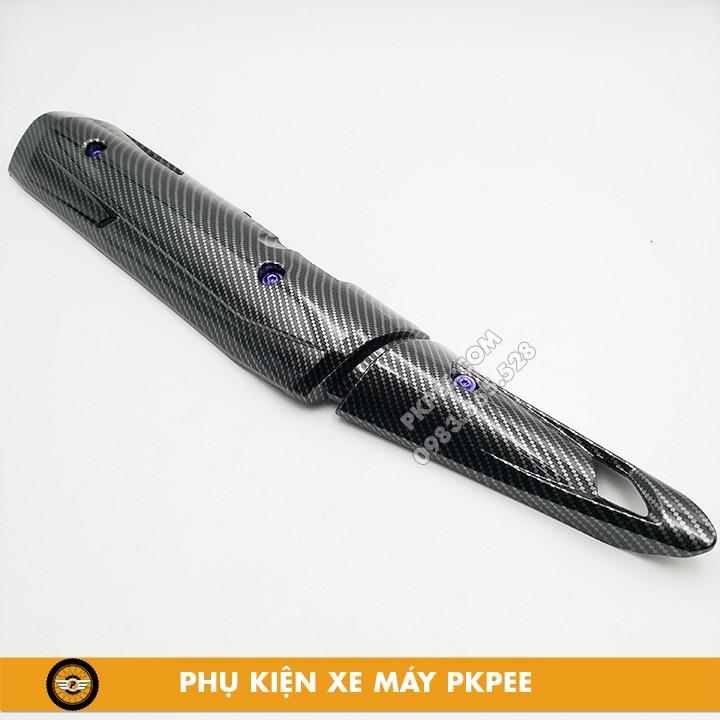 Ốp Che Pô Exciter 150 - Các Hoa Văn Có Thể Khác Nhau