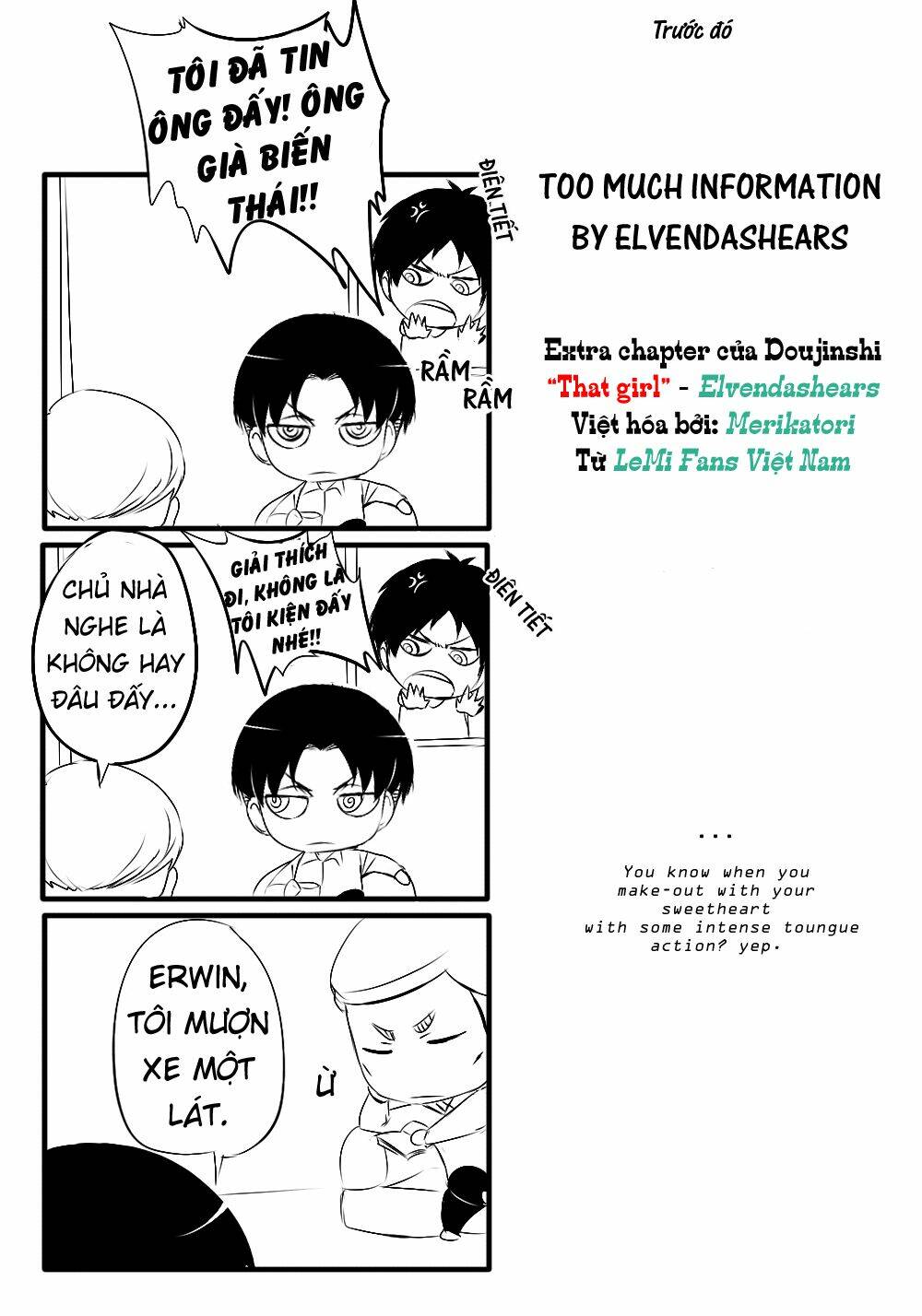 tấn công người khổng lồ - doujinshi lemi chapter 3 6