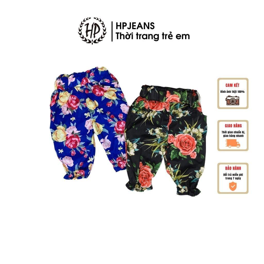 Quần Alibaba Bé Gái HPJEANSLUA HẬU BÙI QATE Quần Chống Muỗi Cho Bé HP Jeans Chất Liệu Lụa Cho Bé Từ 1 Đến 6 Tuổi