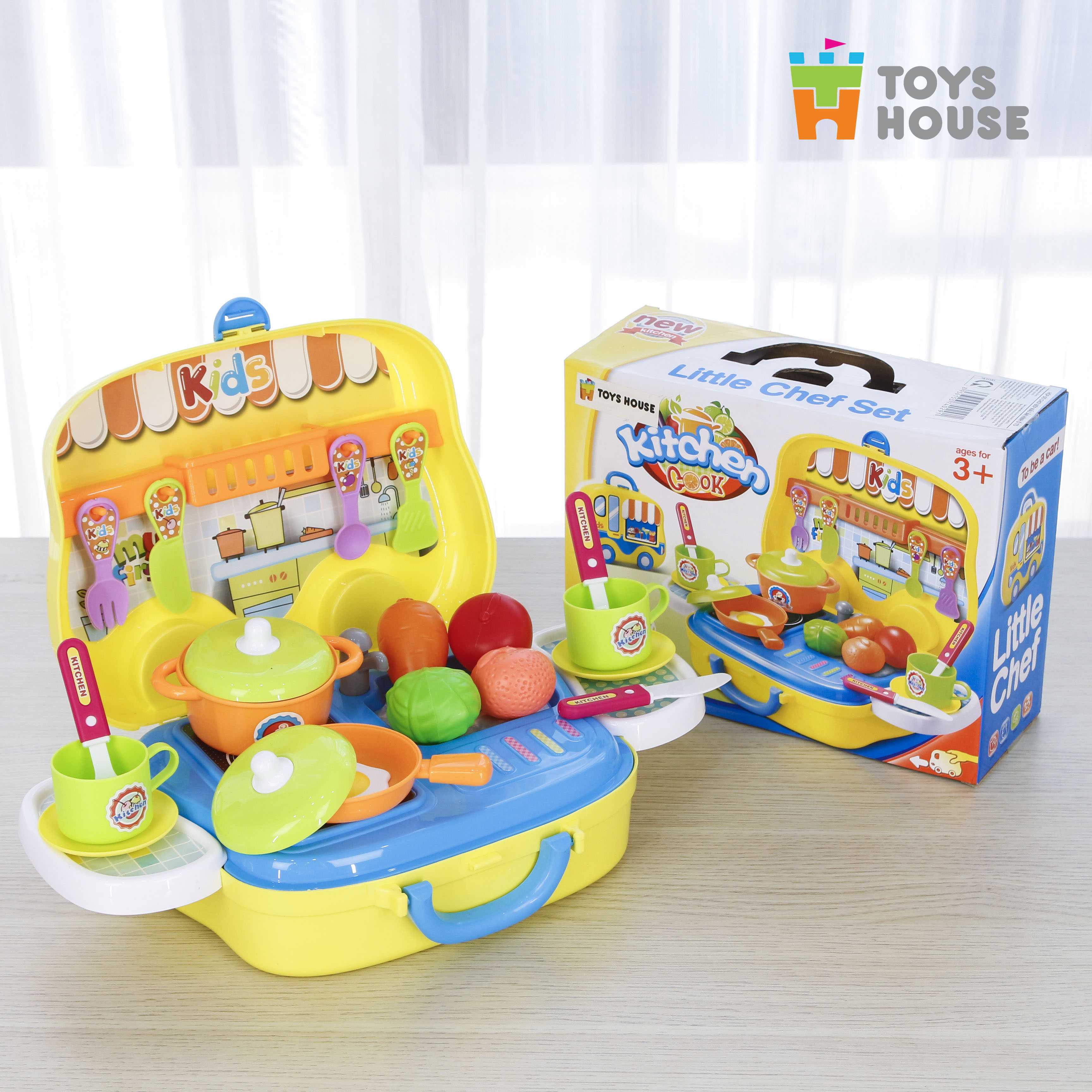 Hộp bếp nấu ăn hình ô tô Toys House 008-919