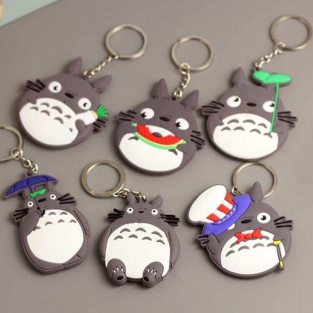 Móc khoá nhựa dẻo totoro