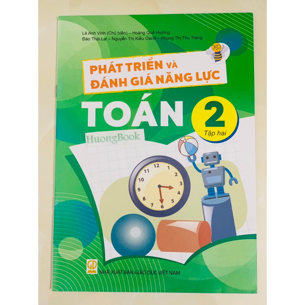 Sách - Combo Phát triển và đánh giá năng lực Toán 2 tập 1 +2 - ĐN