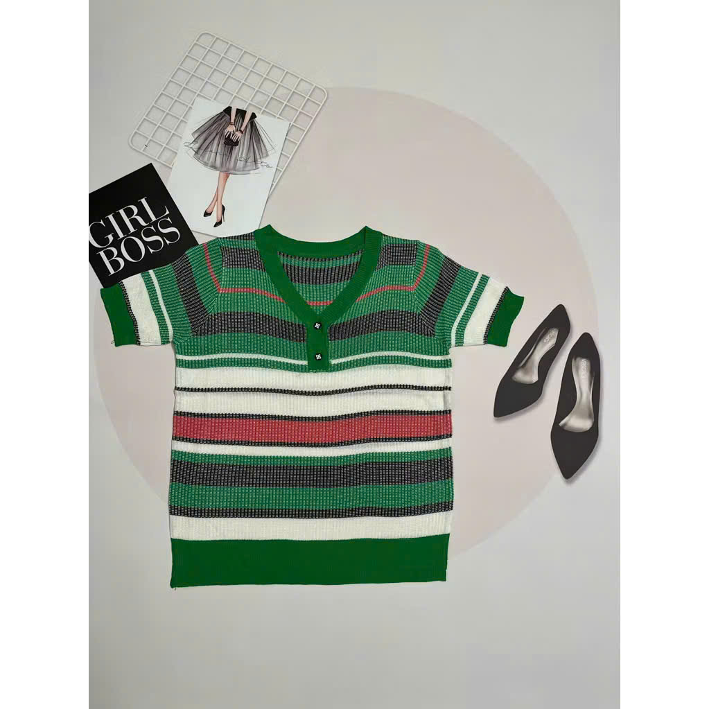 Áo len mongtoghi QC,áo len dệt kim nữ hàng thanh lý mới họa tiết dễ thương size 45-57kg