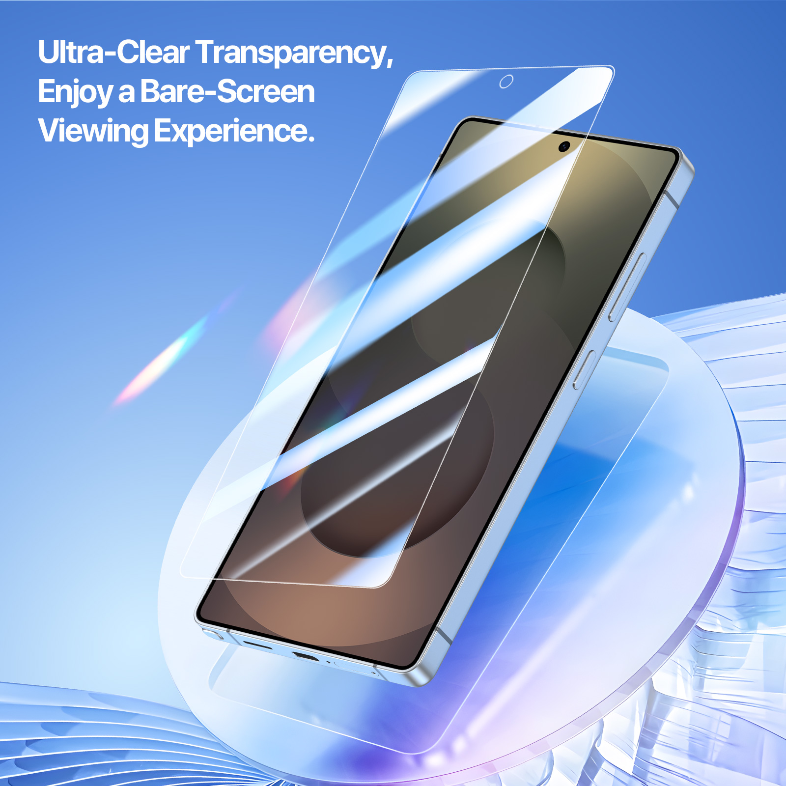 Kính Cường Lực cho Samsung S25 Ultra / S25 Edge/ S26 Ultra/ S26/ S26 Plus Dux Ducis Full Màn, Khung Tự Dán, Không Viền Đen, 9H Chống Vỡ_ Hàng chính hãng