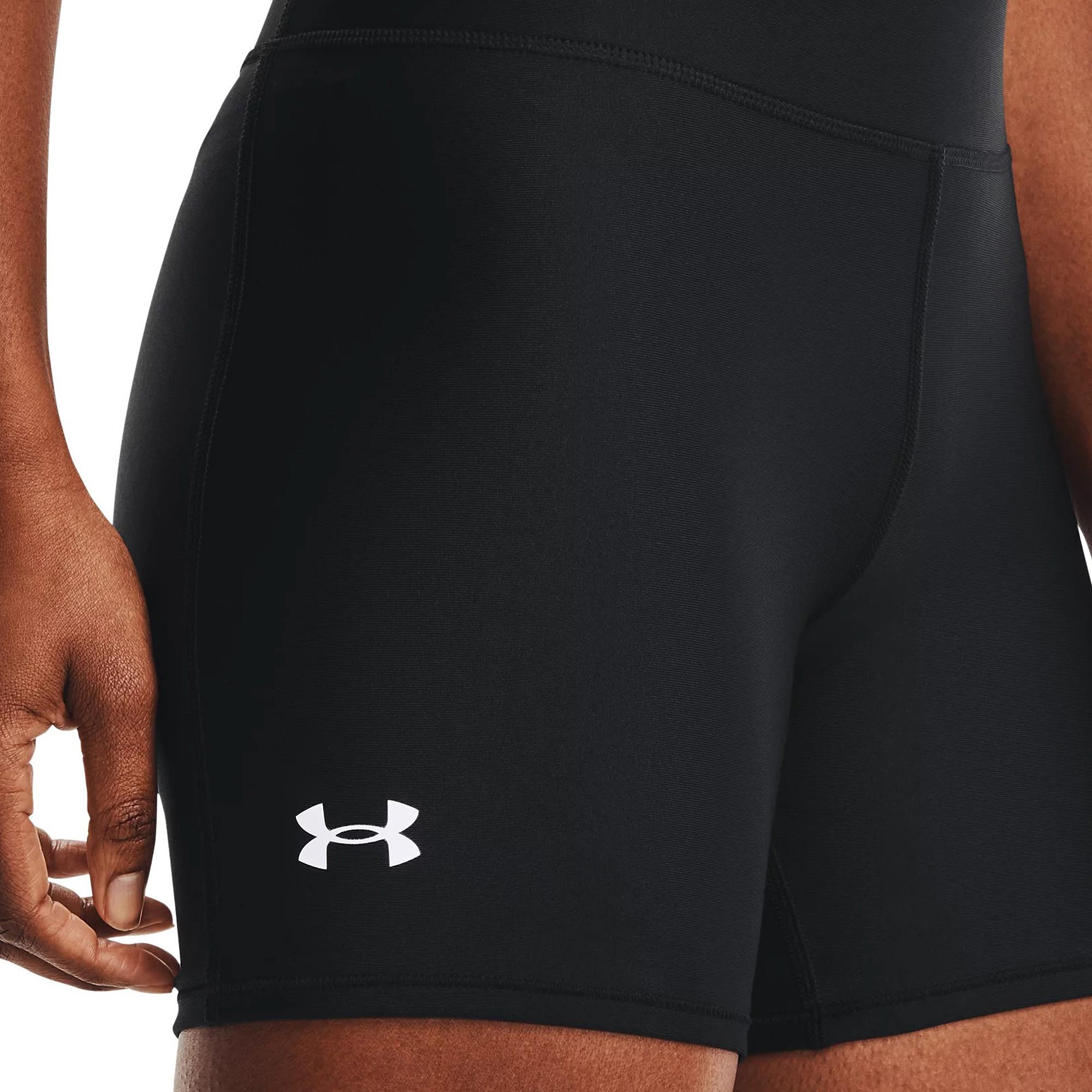 Quần ngắn biker thể thao nữ Under Armour HeatGear Armour Mid-Rise Middy - 1360938-001