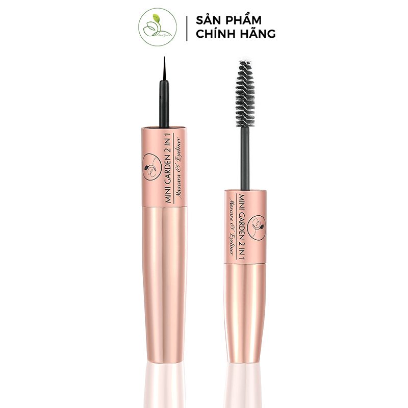 Mascara Mini Garden PV992 Dày Và Dài Mi 2 In 1 Mascara &amp; Eyeliner