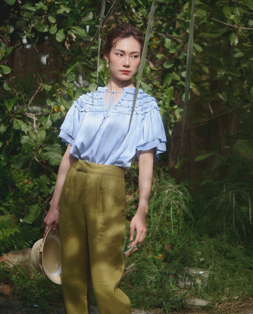 Quần Baggy Linen Thanh Tài PAN071 thời trang thiết kế Hity