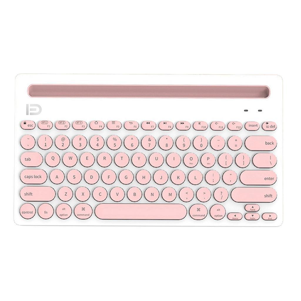 Multi-Device Bluetooth Keyboard Mini for Tablet Android PC Black